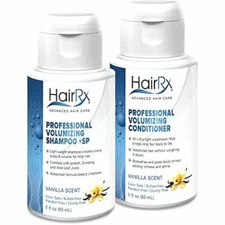 HairRx Professional Volumizing Shampoo +SP (for Oily Scalps) & Conditioner Trave