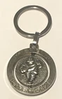 VERY RARE MICHELIN STEEL KEYCHAIN @ DARK BIBENDUM @ NEW CONDITION @ RARE TOP