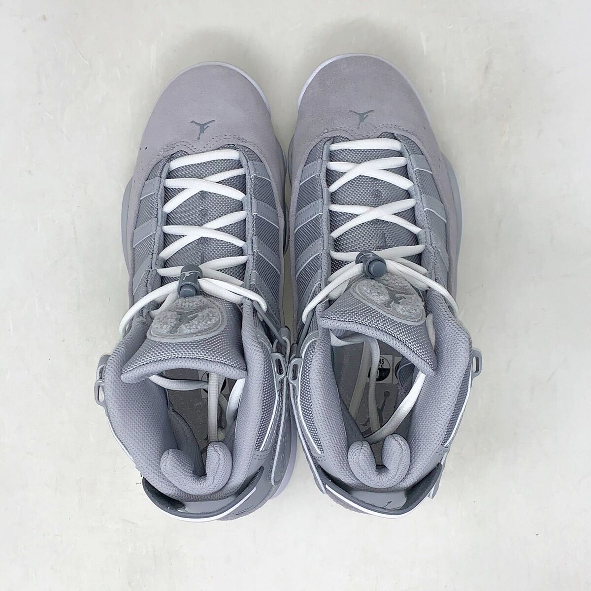 Air Jordan 6 Rings Wolf Gray Sneakers, Size 9 BNIB 322992 Air Jordan 6 Rings Wolf Gray Sneakers, Size 9 BNIB 322992