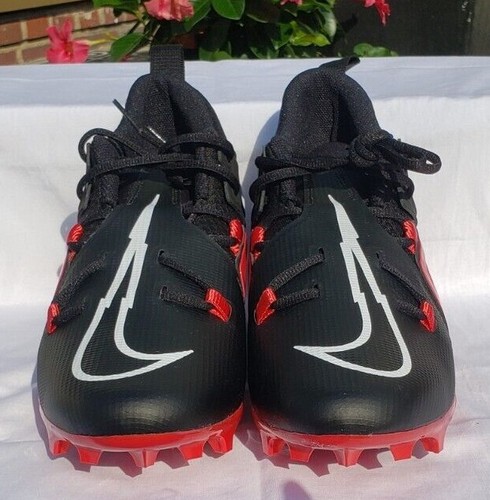 NIKE ALPHA MENACE PRO 3 MID FOOTBALL CLEATS WHITE BLACK RED NAVY BLUE CT6649 - Picture 12 of 56