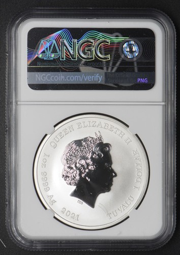 2021 Tuvalu Wolverine Marvel NGC MS70 1oz Silver Coin .9999 - COINGIANTS - - Picture 2 of 2