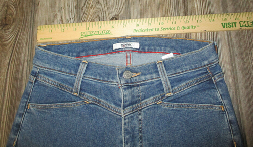 Tommy Hilfiger Womens Size 4 Blue High Rise Curve Legging jeans Msre 28x27 - Picture 5 of 12