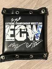 ECW Turnbuckle Signed By (5) Dreamer Malenko Saturn & The Dudley's
