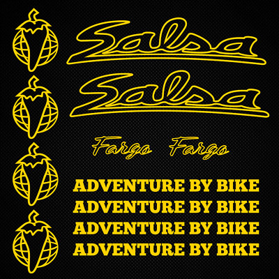 Salsa Fargo aufkleber Fahrrad paprika decals für mountain bike Fahrradrahmen