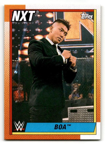 2021 Topps Heritage WWE Base Inserts Stickers Allen Ginter Speaks Pick Your Card - Picture 155 of 340