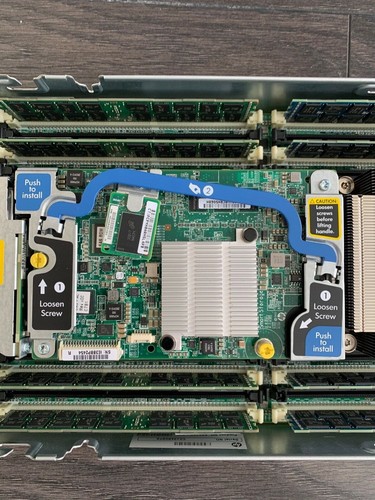 HP ProLiant BL460c Gen8 Blade Server 2x 4C E5-2640 2.5GHz 64GB RAM 2x 146GB SAS - Picture 5 of 6