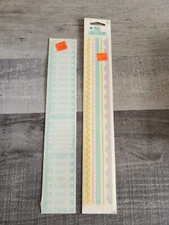 Mrs Grossmans Border Stickers EASTER White Fence Design Lines NEW Retired #38