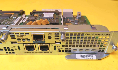 🔥 CISCO 3745-IO-2FE I/O INPUT/OUTPUT MODULE FOR 3745 MULTISERVICE ACCESS ROUTER - Picture 7 of 11