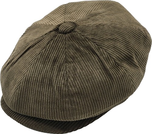 Corduroy Newsboy Caps - Baker Boy Gatsby 8 Panel Flat Caps - Peaky Blinders Cap - Picture 10 of 10