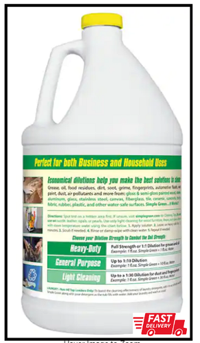 Simple Green Lemon Scent All-Purpose Cleaner 1 Gal. Liquid Professional Strength - Picture 2 of 2