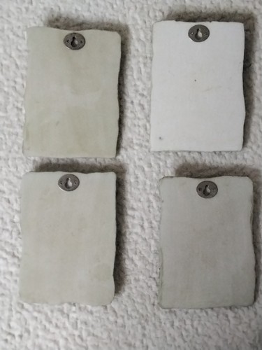 Juego de 4 placas colgantes de cerámica CB 3D arte de pared uvas y hojas BxHB2 - Imagen 9 de 12