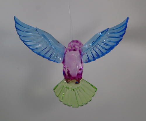 A3 purple MEADOW HUMMINGBIRD acrylic Ornament Crystal Expressions Ganz acryv-119 - Picture 7 of 14