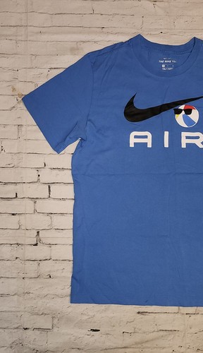 Nike Shirt Mens Medium M Nike Air Beach Ball 2019 Summer Blue CI2182-402 - Picture 14 of 24