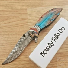 Novelty Cutlery Assisted Folding Knife 3.5" Stainless Blade Aluminum Handle