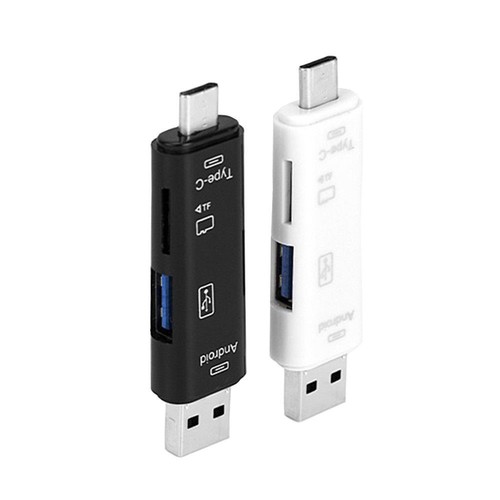 5 in1 USB 3.0 Type C / USB / Micro USB SD TF Memory Card Reader OTG Adapter Tool - 第 5/9 張圖片