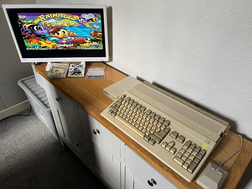 Amiga Ocean Rainbow Islands Vintage Game - Working -👽👾Retro Gift Idea👾👽 - Afbeelding 20 van 24