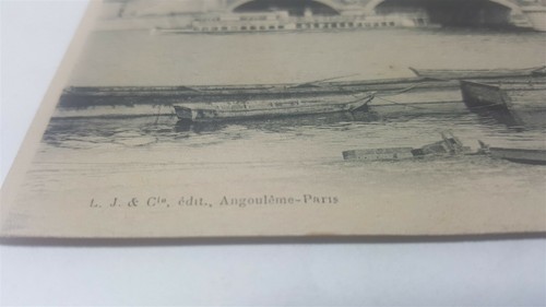 Vintage Bercy Brücke Paris Le Pont de Bercy Seine Postkarte P7 - Bild 3 von 5