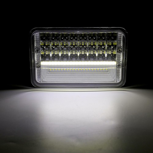 2x 4x6"Inch LED Headlights Hi/Lo Sealed Beam w/ DRL Turn Signal For Chevy Camaro - Bild 12 von 12