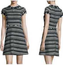 Tory Burch Norfolk tweed green dress, size 2