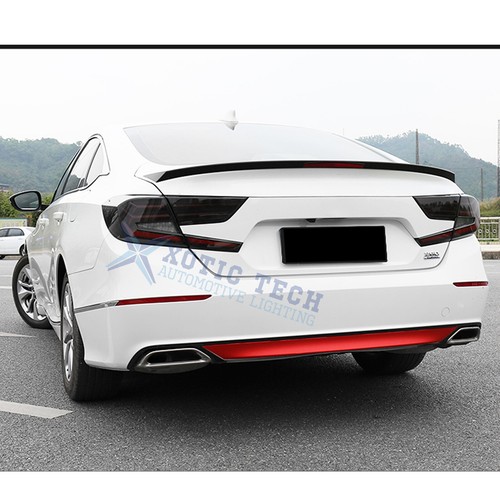 JDM Red KK Vinyl Rear Bumper Moulding Stripe Sticker For Honda Accord 2018-2022 - Picture 7 of 7