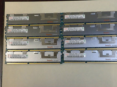 64GB (8X8GB) Speicher DDR3 PC3-10600 ECC Reg Comp Zu dell Snpx3r5mc/8g A3078601