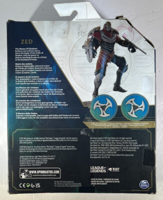 LEAGUE OF LEGENDS Zed Figure The Champion Collection First edition
