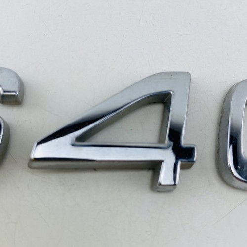 2005-2011 Volvo S40 Emblem Letters Logo Symbol Badge Trunk Rear Chrome OEM D21 - Picture 5 of 7