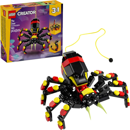 LEGO Creator 3 in 1 Wild Animals Surprising Spider Toy - Building Toy with 3 Bui