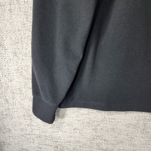 J.Crew Microfleece 1/4 Zip Sweater Herren Large schwarz Pulli weich langarm - Bild 3 von 11