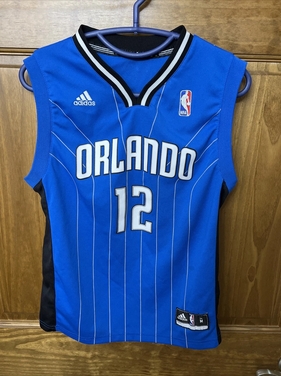 Orlando Magic Dwight Howard Blue NBA Jersey Youth M Adidas Basketball Swingman