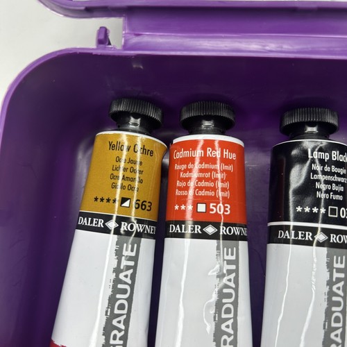 Daler Rowney Graduate Oil Paint 38ml - 10 Colours Available - Picture 4 of 10