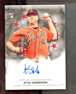 2024 Topps Series 2 Kyle Harrison Baseball Stars RED Auto 11/25 