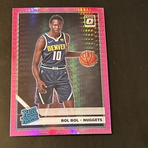 2019-20 Donruss Optic Bol Bol Pink Hyper Prizm Rated Rookie RC #162 Nuggets