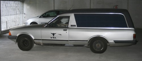 1982er Ford Granada Leichenwagen (Pollmann Aufbau)