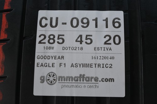 2 pneumatici goodyear 285/45 r20 108w cu004932 - Foto 3 di 3