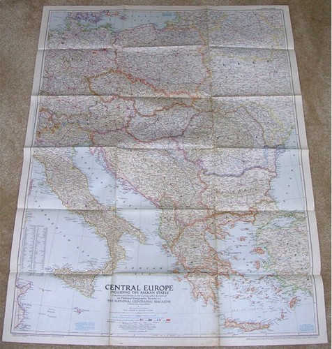National Geographic Maps Inserts Posters 1940's 1950's 1960's 1970's PICK 1 MAP - Imagen 74 de 367