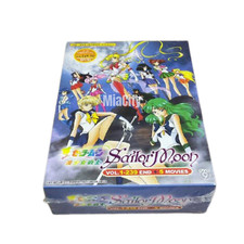 Anime DVD SAILOR MOON Sea 1-6 Vol.1-239 end  5 MOVIE English Dubbed