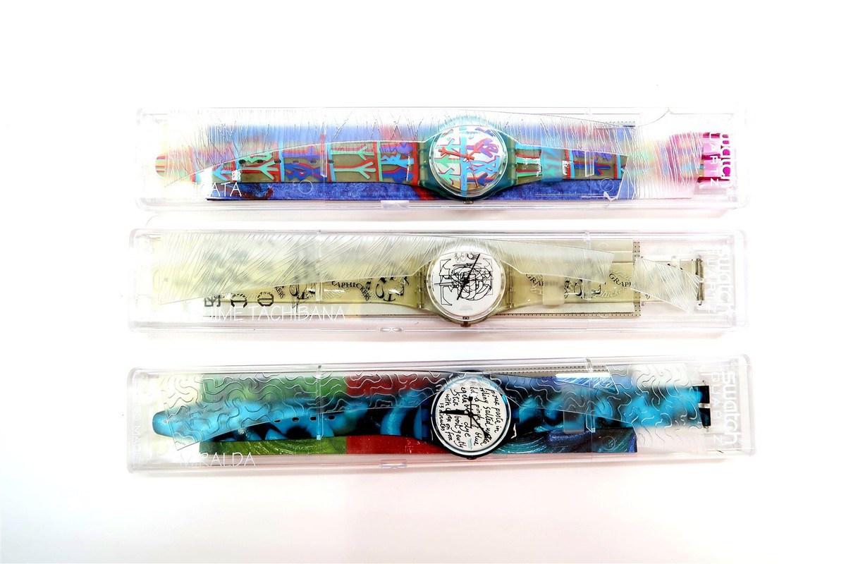 NEW 6 Piece Swatch Watch GZS11 Limited Edition Artist Series Boxed