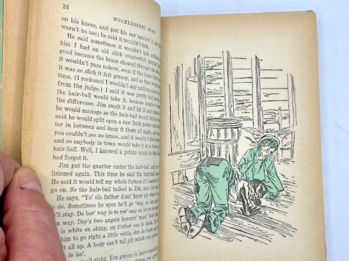 1939 Huckleberry Finn & 1965 Tom Sawyer Detective Classic Books by Mark Twain - Bild 8 von 16