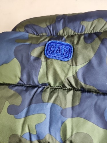 Baby Gap Boys 18-24 Mo. Camo Puffer Vest Jacket Kids Youth Sleeveless Button Zip - Picture 7 of 7