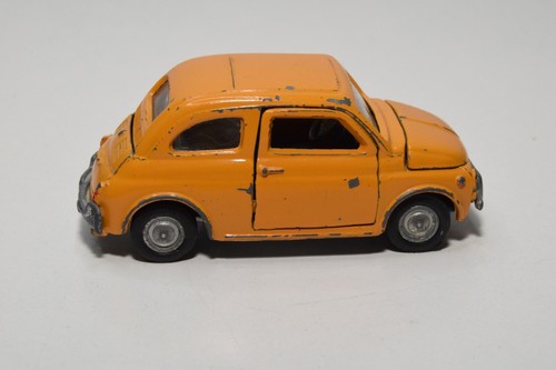 B48 1:43 MERCURY ITALY FIAT 500 L 500L YELLOW EXC. COND. RARE! - Picture 5 of 8