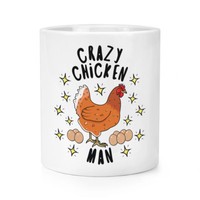 VerrüCkte Huhn Mann Stars Makeup Pinsel Bleistift Topf - Lustig