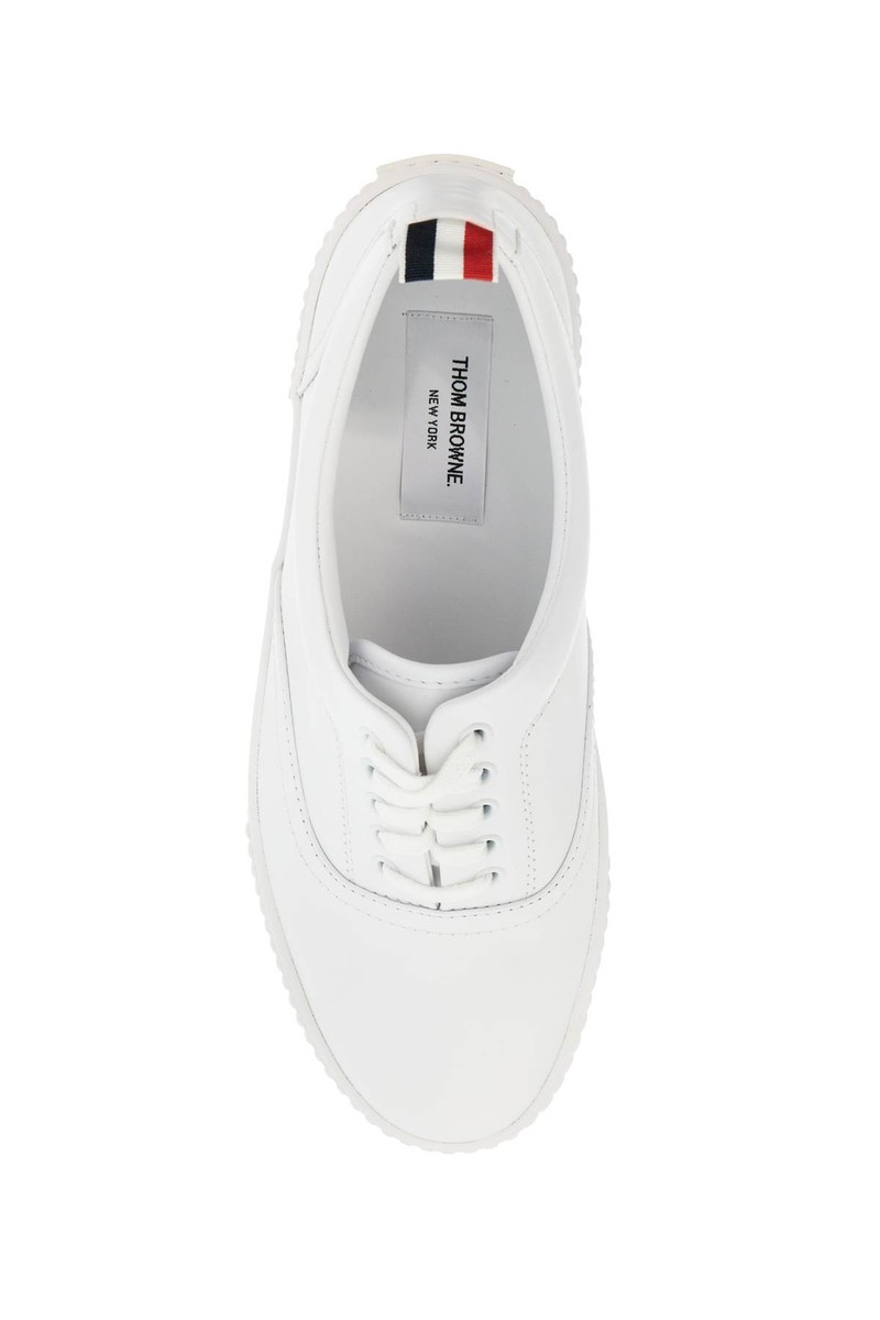 スニーカー THOM BROWNE Men Sneakers MFE007B05584100 White Heritage sneakers THOM BROWNE Men Tg. 7 US MFE007B05584 100W