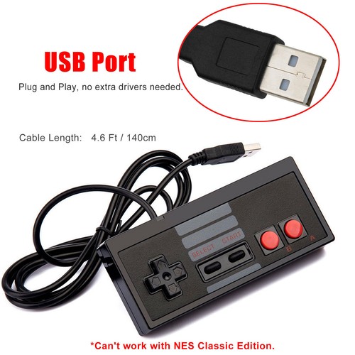 USB SNES /NES/ N64 /Switch NGC Controller Joystick for Windows PC MAC Joypad - Picture 133 of 167