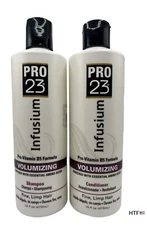 Infusium Pro 23 VOLUMIZING SHAMPOO CONDITIONER for Fine Limp Hair 16 fl oz