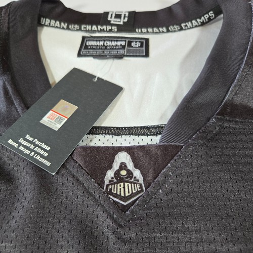 Purdue Boilermakers Football Jersey NWT Urban Champs Davila 5 Black Small S - Picture 4 of 10