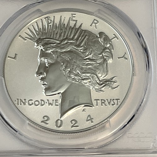 2024 S $1 PCGS PR69 Peace & PR64 Morgan. Two-Coin Reverse Proof Set First Strike - Picture 3 of 6