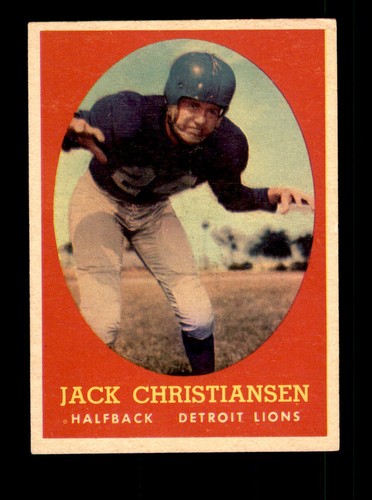 1958 Topps #70 Jack Christiansen EX - Picture 1 of 2