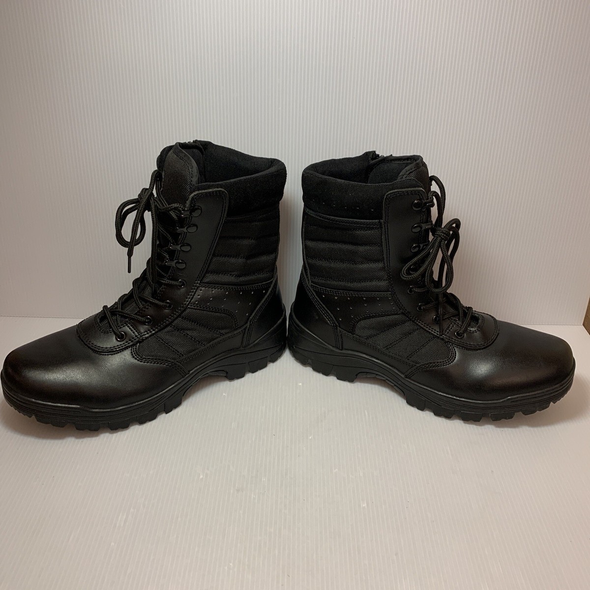 Tact Squad S310BK, Sentry 8″ Side Zip Military Combat Boots  display picture 3