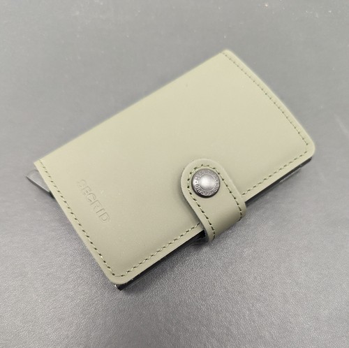 Secrid Mini Cartera Protector de Tarjeta Cuero Cartera Seguro Estuche para Tarjetas 8-10 Tarjetas - Imagen 2 de 2